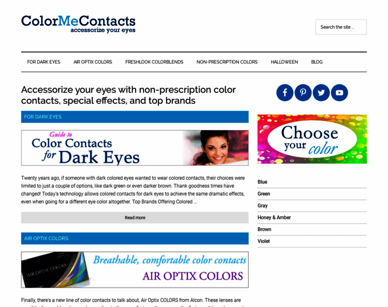 Colormecontacts.com thumbnail