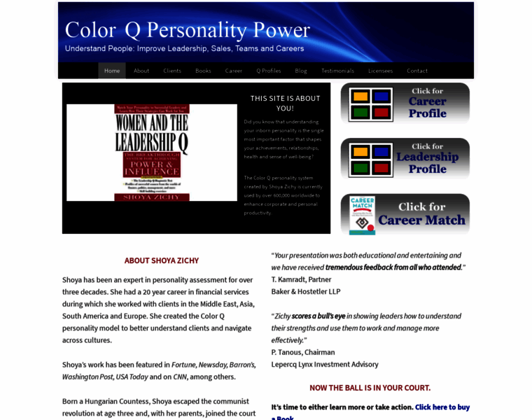 Colorqpersonalities.com thumbnail