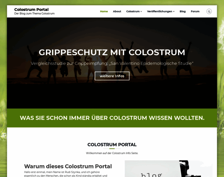 Colostrum-portal.com thumbnail