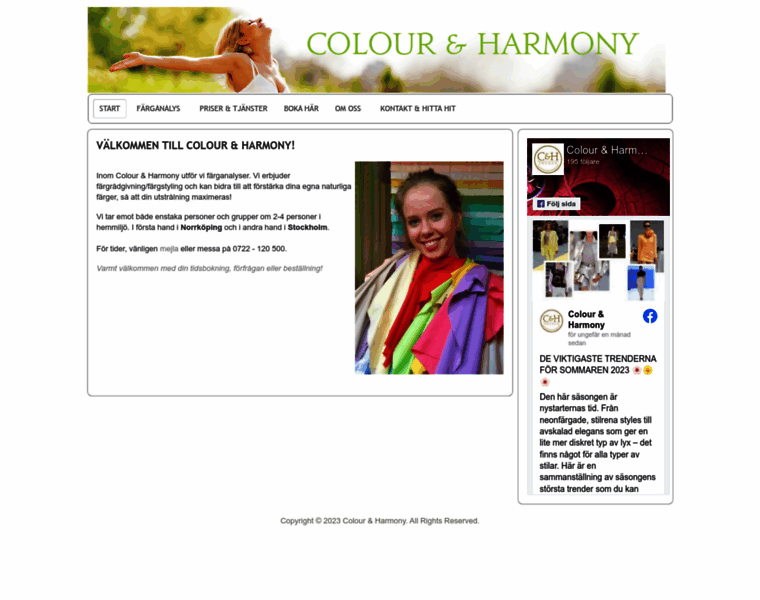 Colourandharmony.se thumbnail