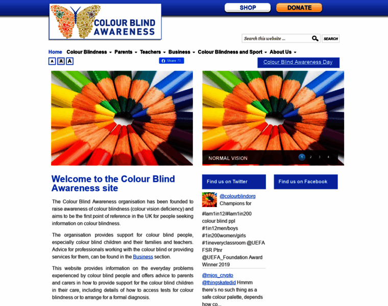 Colourblindawareness.org thumbnail