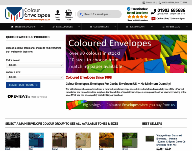 Colourenvelopes.co.uk thumbnail Colourenvelopes.co.uk thumbnail