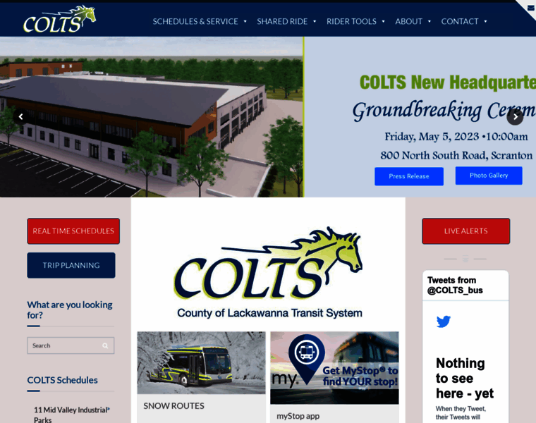 Coltsbus.com thumbnail