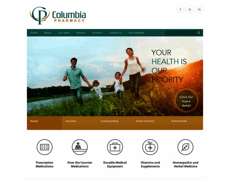 Columbia-pharmacy.com thumbnail