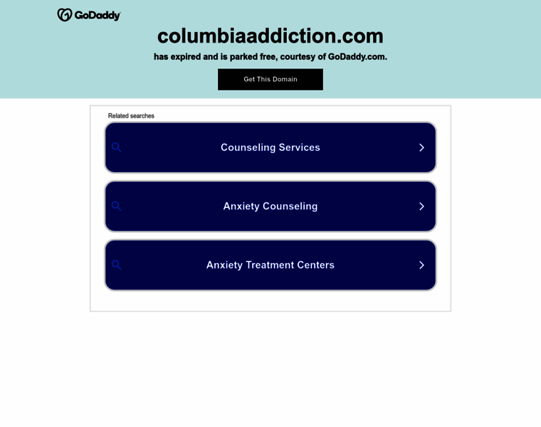 Columbiaaddiction.com thumbnail