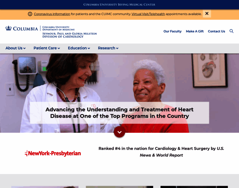 Columbiacardiology.org thumbnail