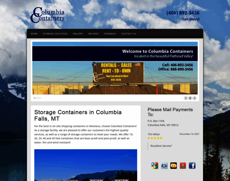 Columbiacontainersmt.com thumbnail