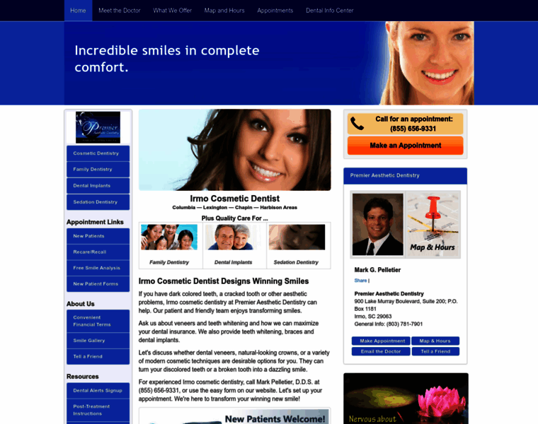 Columbiacosmeticdental.com thumbnail