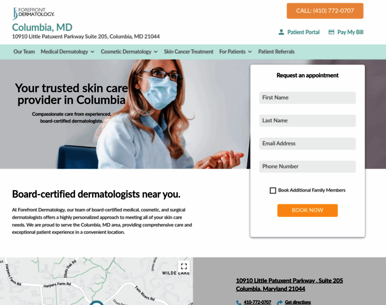 Columbiadermatology.com thumbnail
