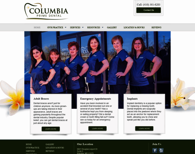 Columbiaprimedental.com thumbnail