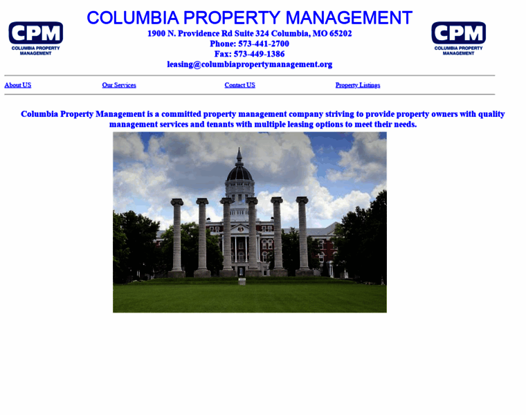Columbiapropertymanagement.org thumbnail