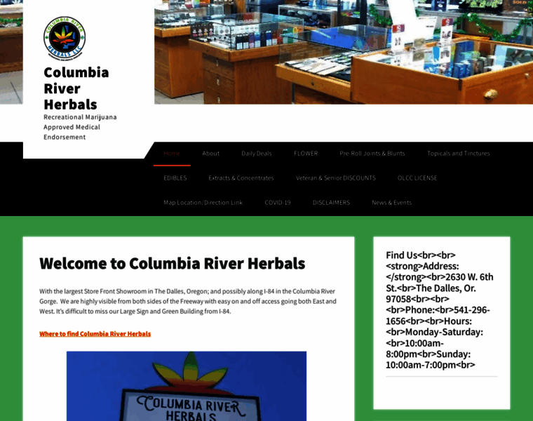 Columbiariverherbals.com thumbnail