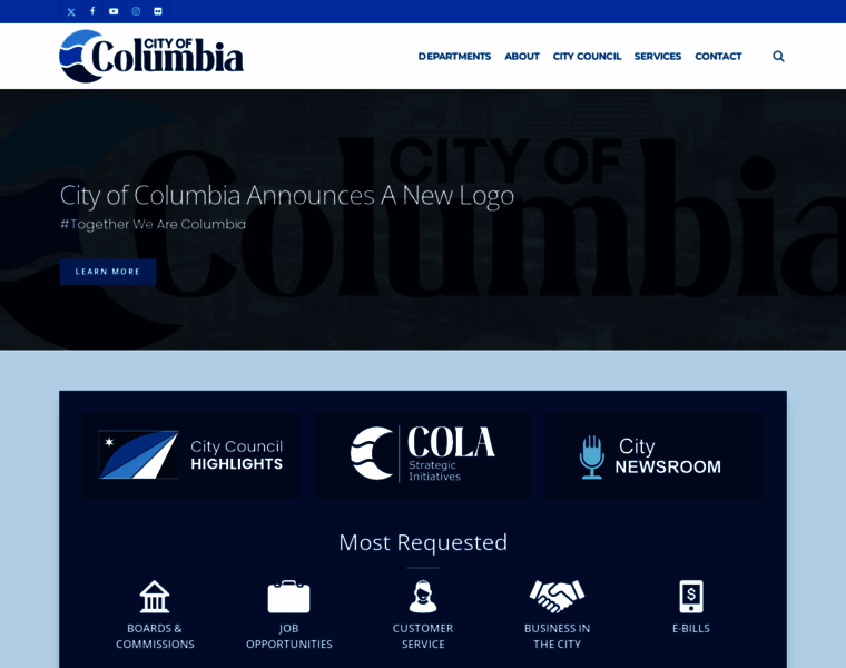 Columbiasc.gov thumbnail