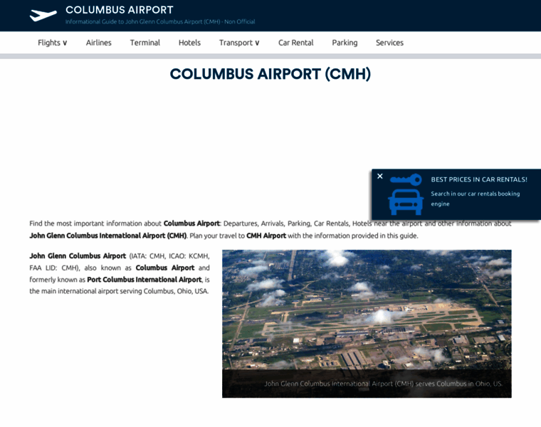Columbus-airport.com thumbnail