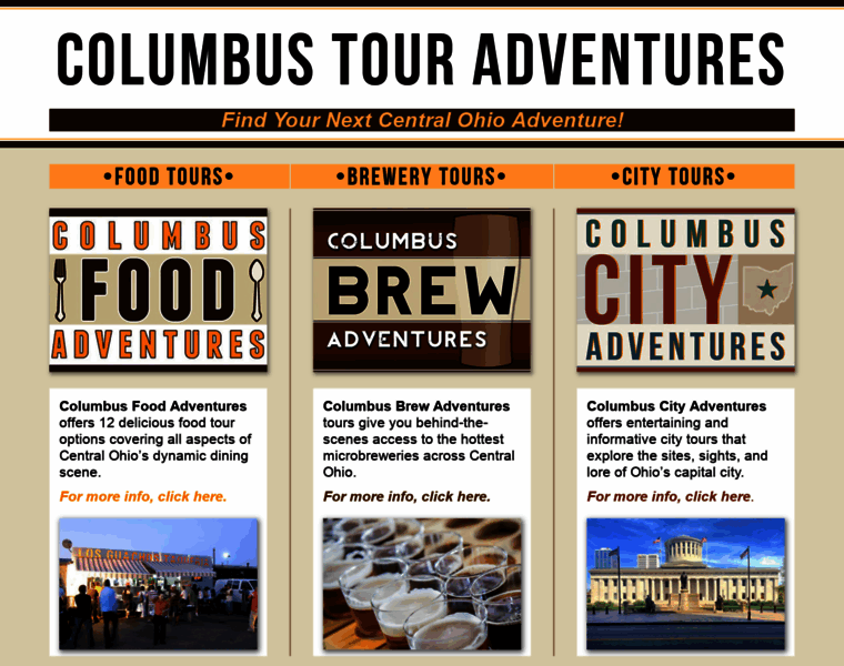 Columbusadventures.com thumbnail