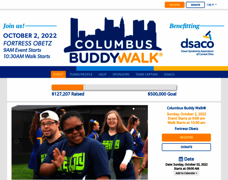 Columbusbuddywalk.org thumbnail