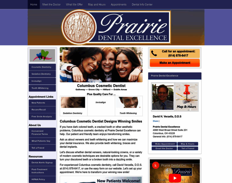 Columbuscosmeticdentalcare.com thumbnail