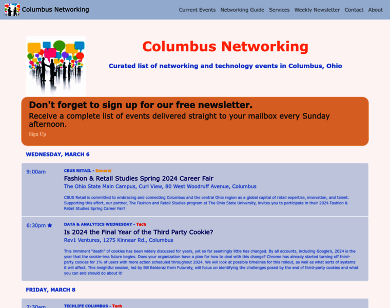 Columbusnetworking.com thumbnail