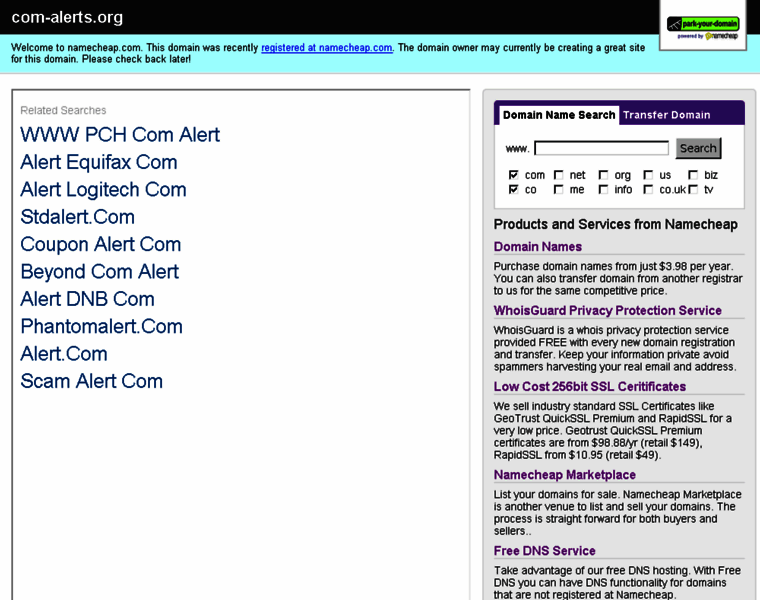 Com-alerts.org thumbnail Com-alerts.org thumbnail