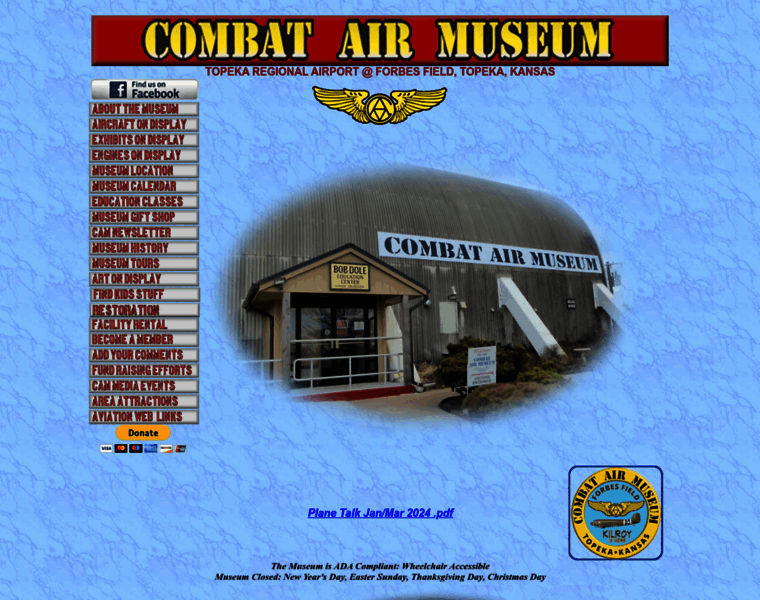 Combatairmuseum.org thumbnail