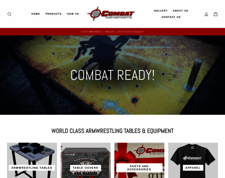 Combatarmsports.com thumbnail