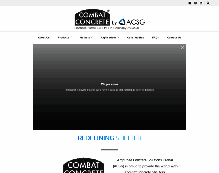 Combatconcrete.com thumbnail