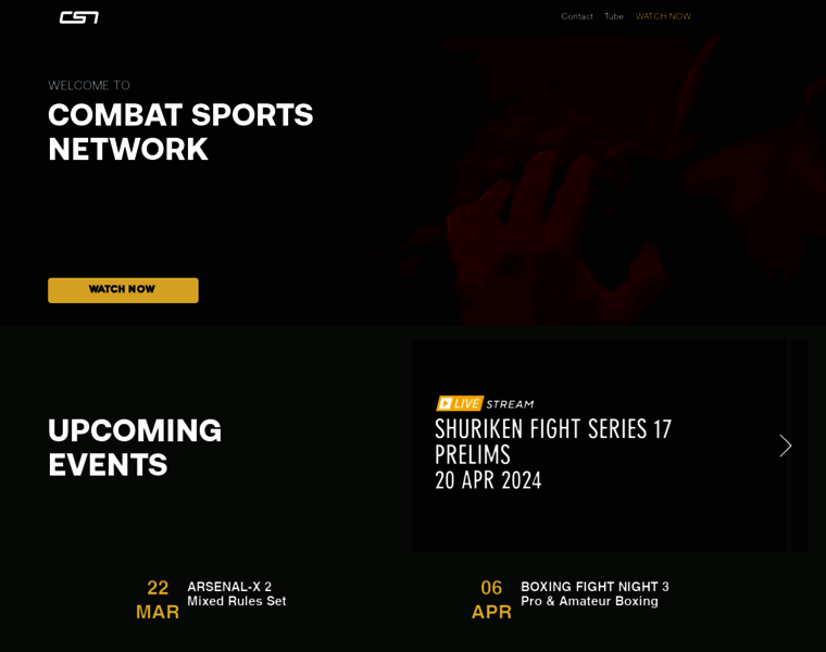 Combatsportsnetwork.co.nz thumbnail