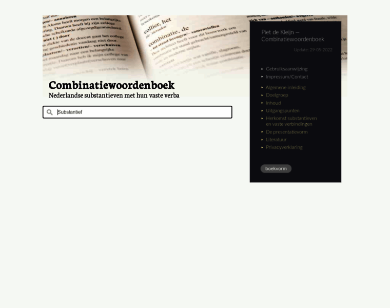 Combinatiewoordenboek.nl thumbnail