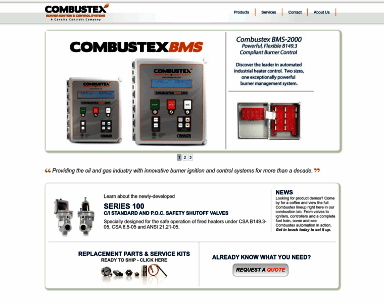 Combustex.com thumbnail