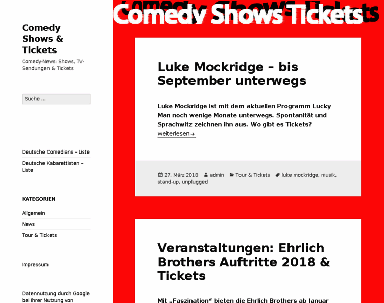 Comedy-shows-tickets.de thumbnail