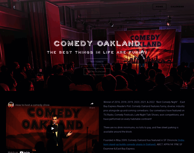 Comedyoakland.com thumbnail