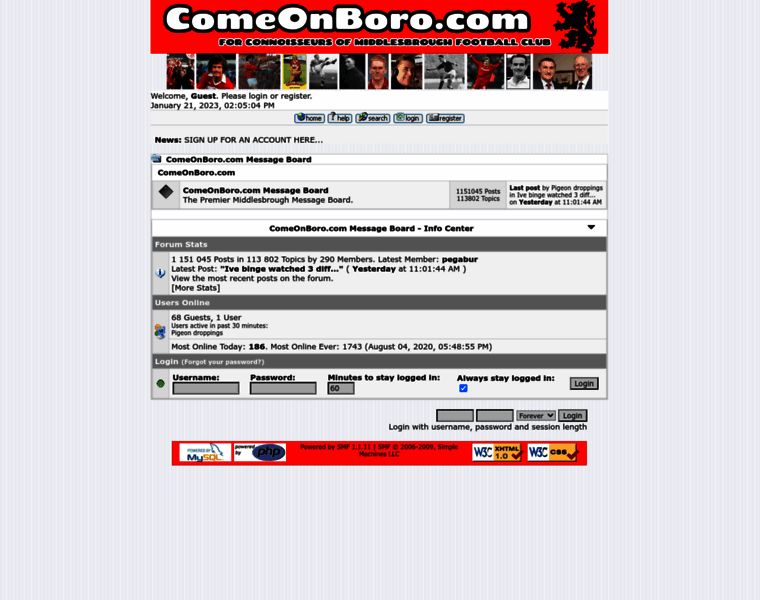 Comeonboro.com thumbnail