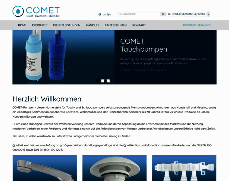 Comet-pumpen.de thumbnail
