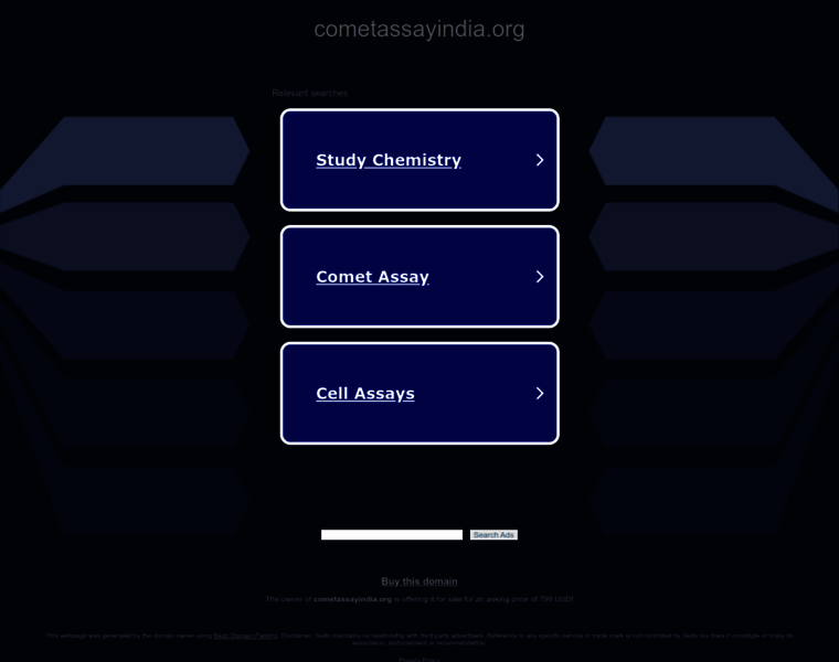 Cometassayindia.org thumbnail Cometassayindia.org thumbnail