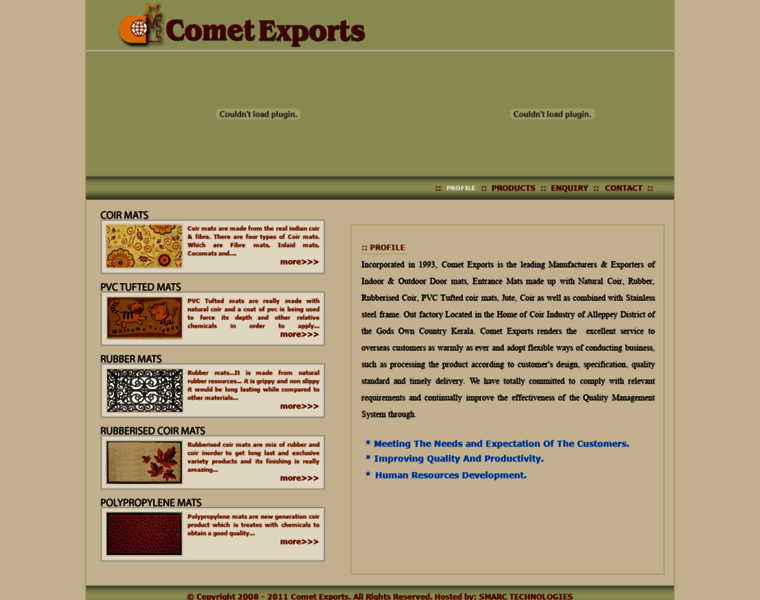 Cometexports.com thumbnail