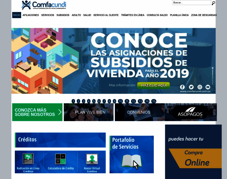 Comfacundi.com.co thumbnail