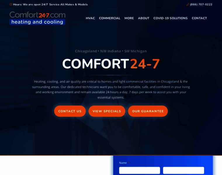 Comfort24-7.com thumbnail