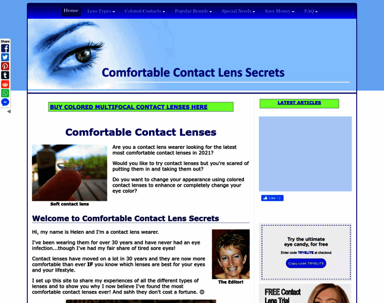 Comfortable-contact-lens-secrets.com thumbnail