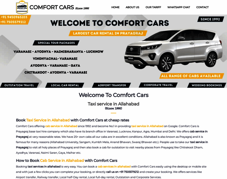 Comfortcarss.com thumbnail