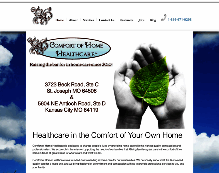 Comfortofhomehealthcare.com thumbnail