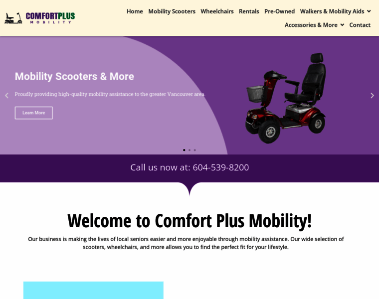 Comfortplusmobility.ca thumbnail