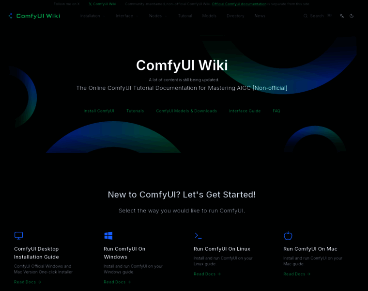 comfyui-wiki.com at WI. ComfyUI Wiki Tutorials Manual | ComfyUI Wiki