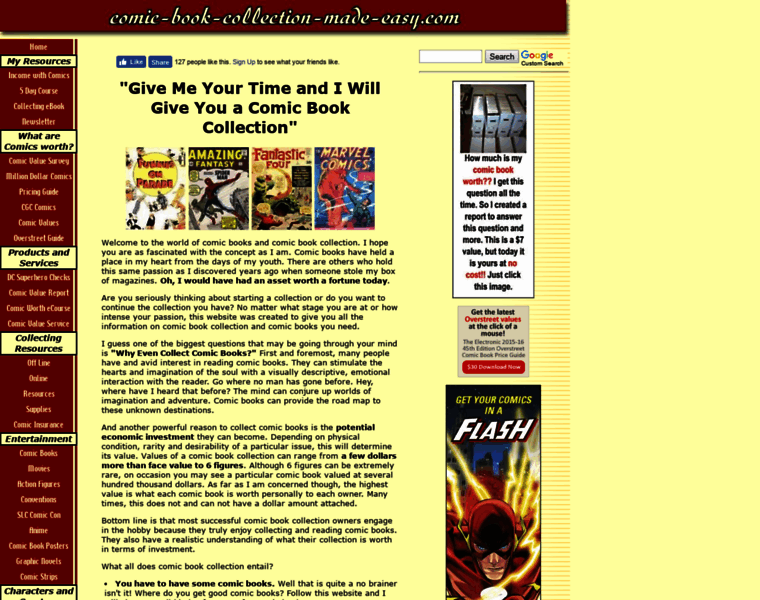 Comic-book-collection-made-easy.com thumbnail