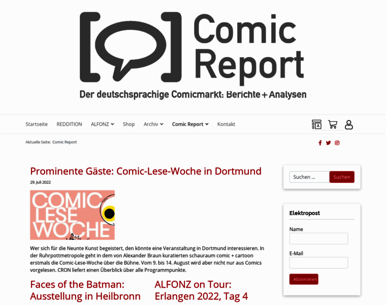 Comic-report.de thumbnail