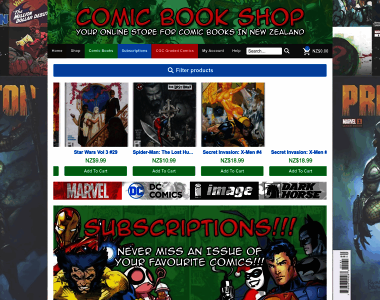 Comicbookshop.co.nz thumbnail