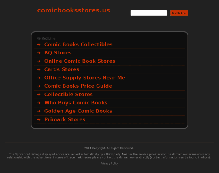 Comicbooksstores.us thumbnail