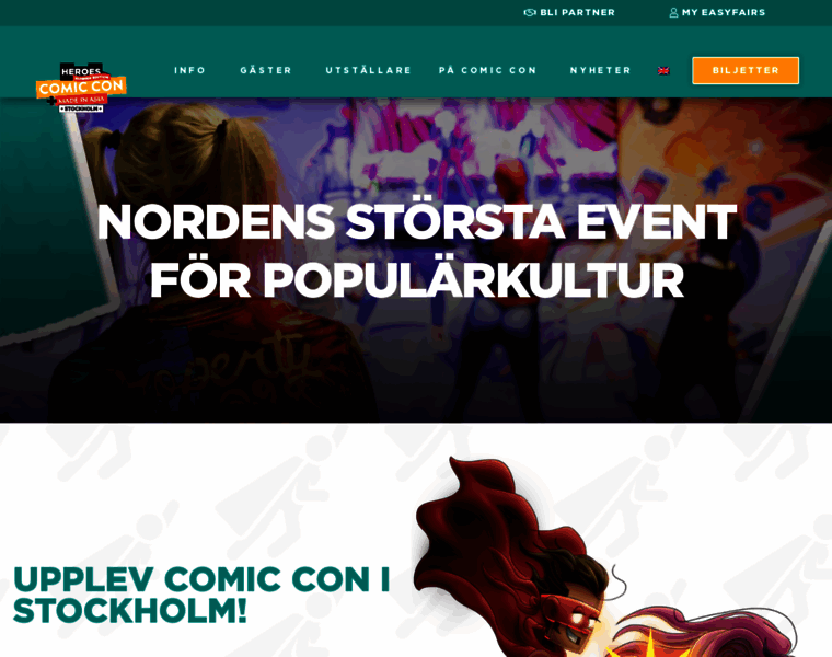 Comicconstockholm.se thumbnail