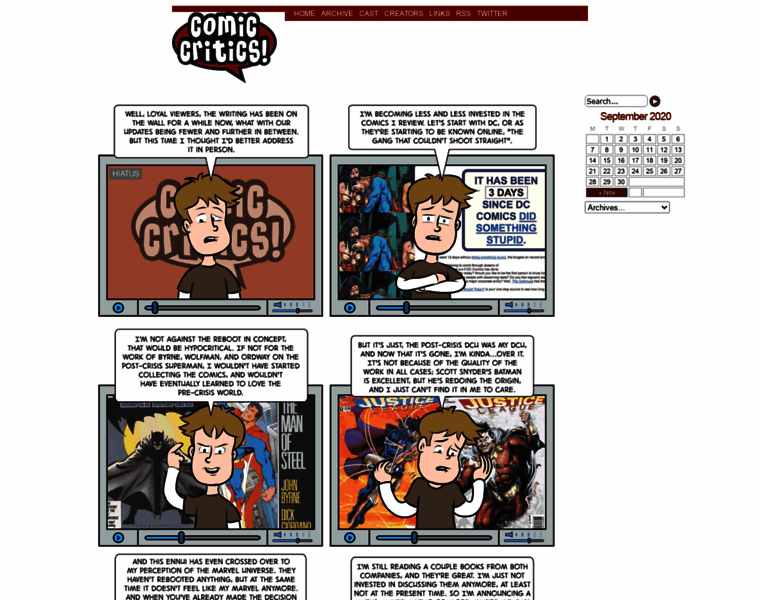 Comiccritics.com thumbnail