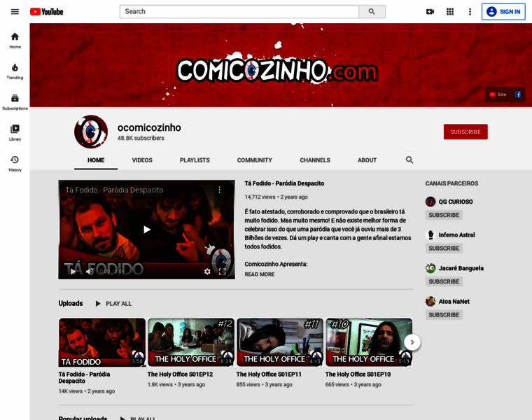 Comicozinho.com thumbnail