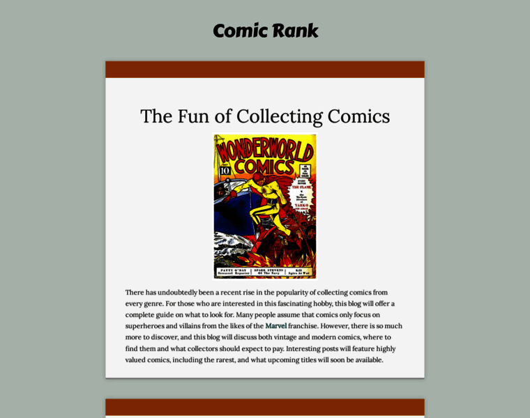 Comicrank.com thumbnail